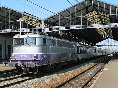 La BB 9322 "En Voyage" à Tarbes (13/07/2003)