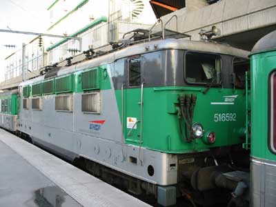 La BB 16592 "Dromadaire" à Paris Nord