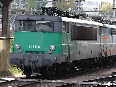 La BB 25176 Fret à Mulhouse (23/10/2004)