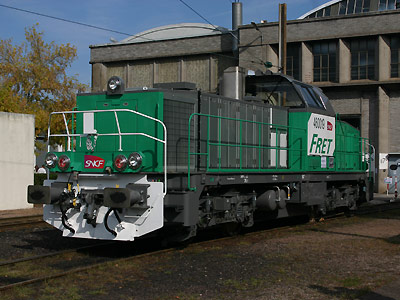 La BB 60019 présentée aux JPO de Chalindrey (22/09/2007)