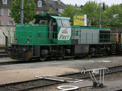 La BB 61012 à Mulhouse (01/05/2006)