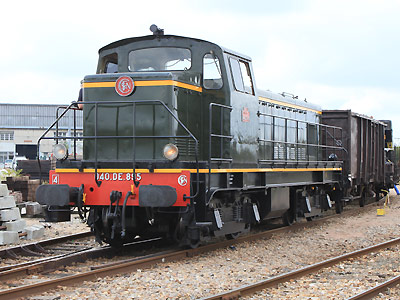 La BB 63895 du CFTLP immatriculée fictivement 040 DE 895, Les Aubrais (20/09/2011)