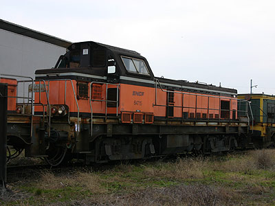 La BB 64715 à Villeneuve St Georges (25/02/2006)