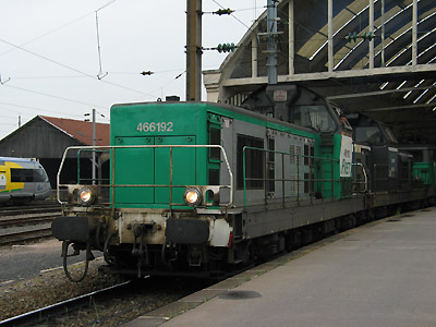 La BB 66192 Fret à Reims (04/06/2004)