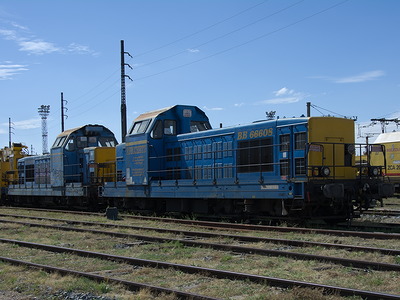 BB 66608 et 66606 R.Vecchietti à Tours (03/08/2017)