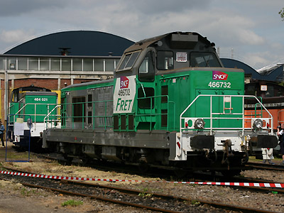 La BB 66732 à Lens (11/06/2005)