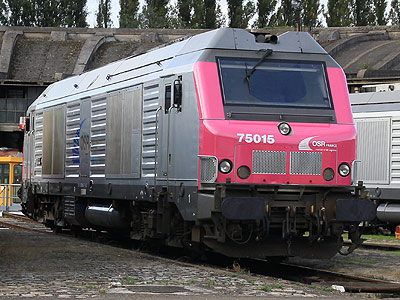 La BB 75015 OSR France à Longueau (05/10/2013)