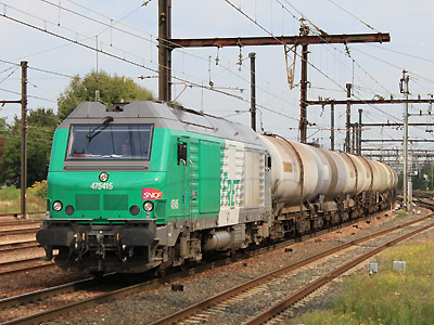 La BB 75415 à Juvisy (16/09/2011)