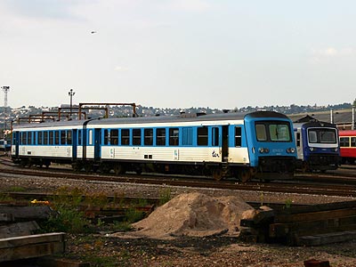 L'X 4597 au dépôt de Sotteville (02/08/2005)