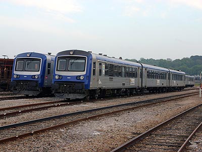 Les X 4901 et 4921 à Dieppe (13/05/2006)