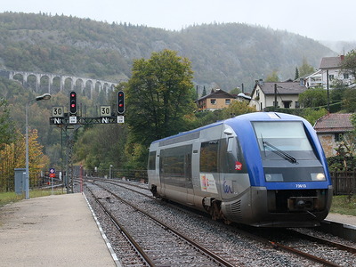 L'X 73613 Franche-Comté à Morez (11/10/2014)