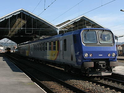 La Z 11504 TER Lorraine à Charleville Mézières (18/09/2004)