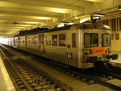 La Z 6109 dépourvue du SAI à Paris-Nord (21/09/2002)