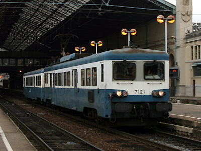 La Z 7121 à Lyon Perrache (04/12/2004)