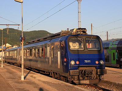 La Z 7511 Rhône Alpes à Ambérieu (02/07/2011)