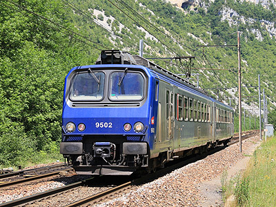 La Z 9502 dans la Cluse des Hôpitaux (03/07/2011)