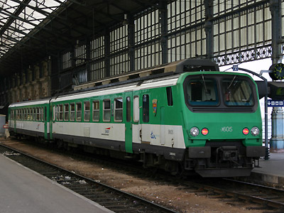 La Z 9605, une des deux seules en livrée Bretagne à Tours (28/12/2005)